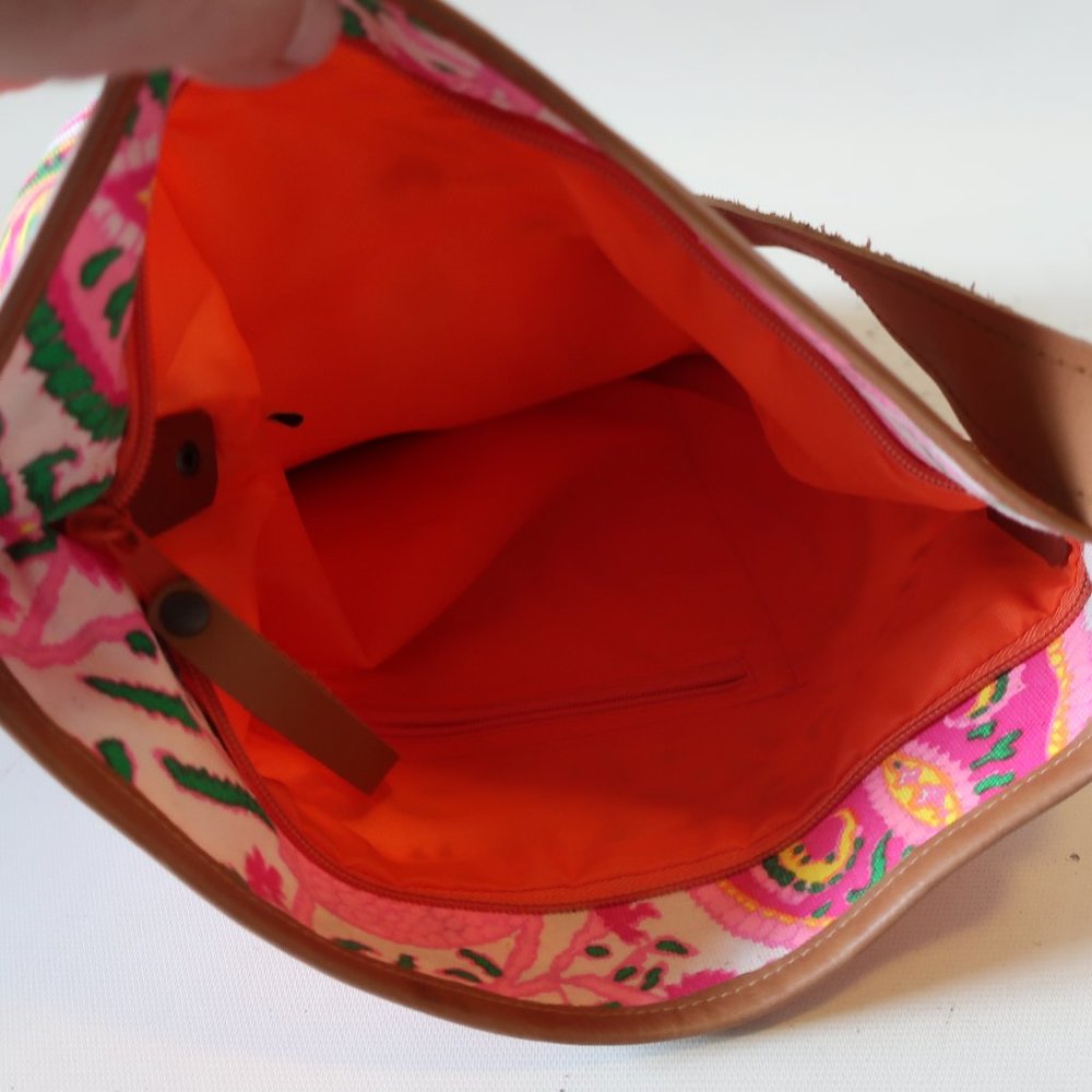 Roberta Roller Rabbit Pink Pasiley Crossbody Bag * - image 8